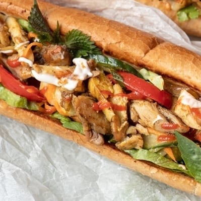 Chicken Fajita Hero.