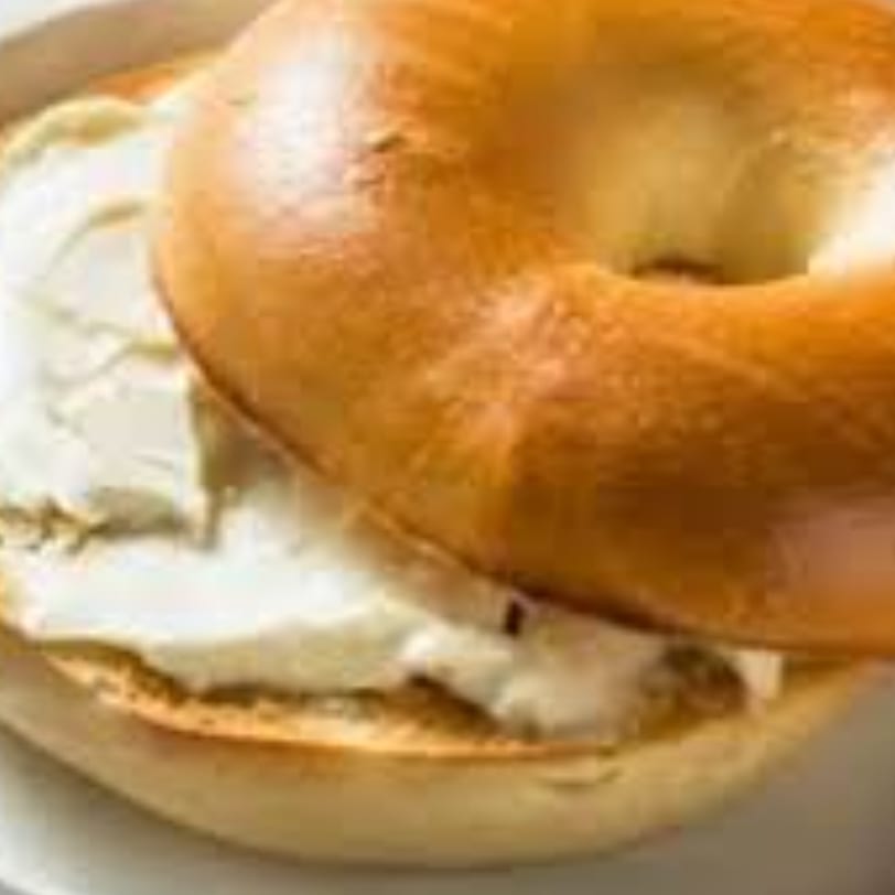 Bagel with Cream cheese.