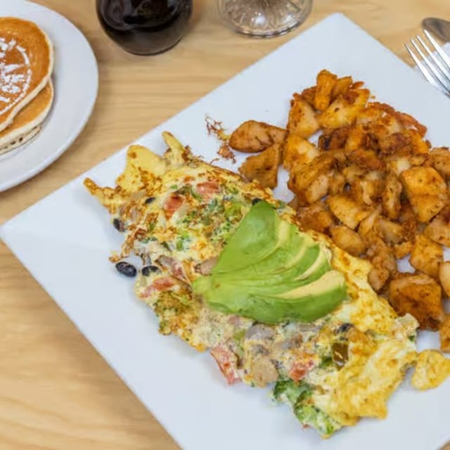 Garden Vegetable Omelet.