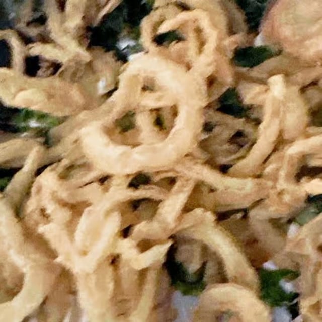 Frizzled Onions.