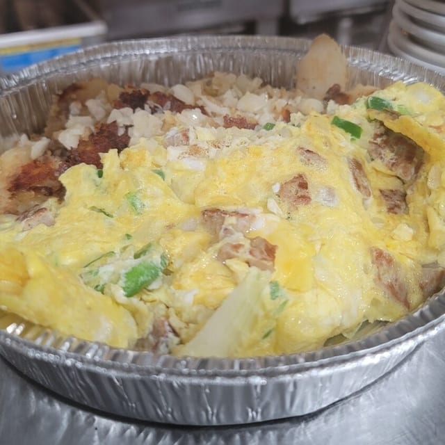 Meat Lovers Omelet.