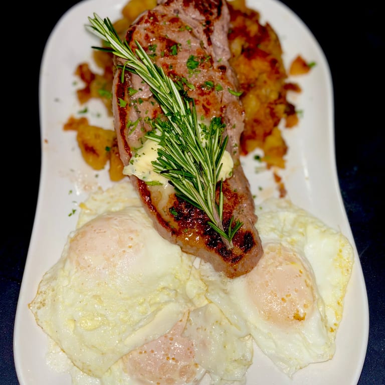 Delicious Steak and Eggs