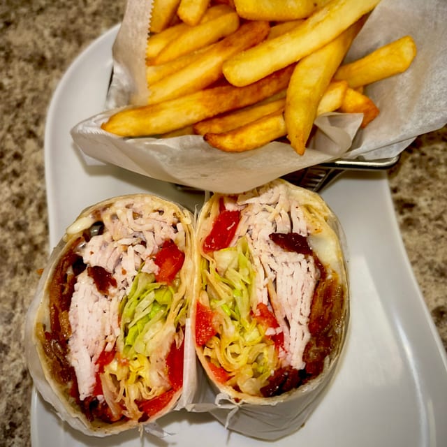 Turkey B.L.T. Wrap.