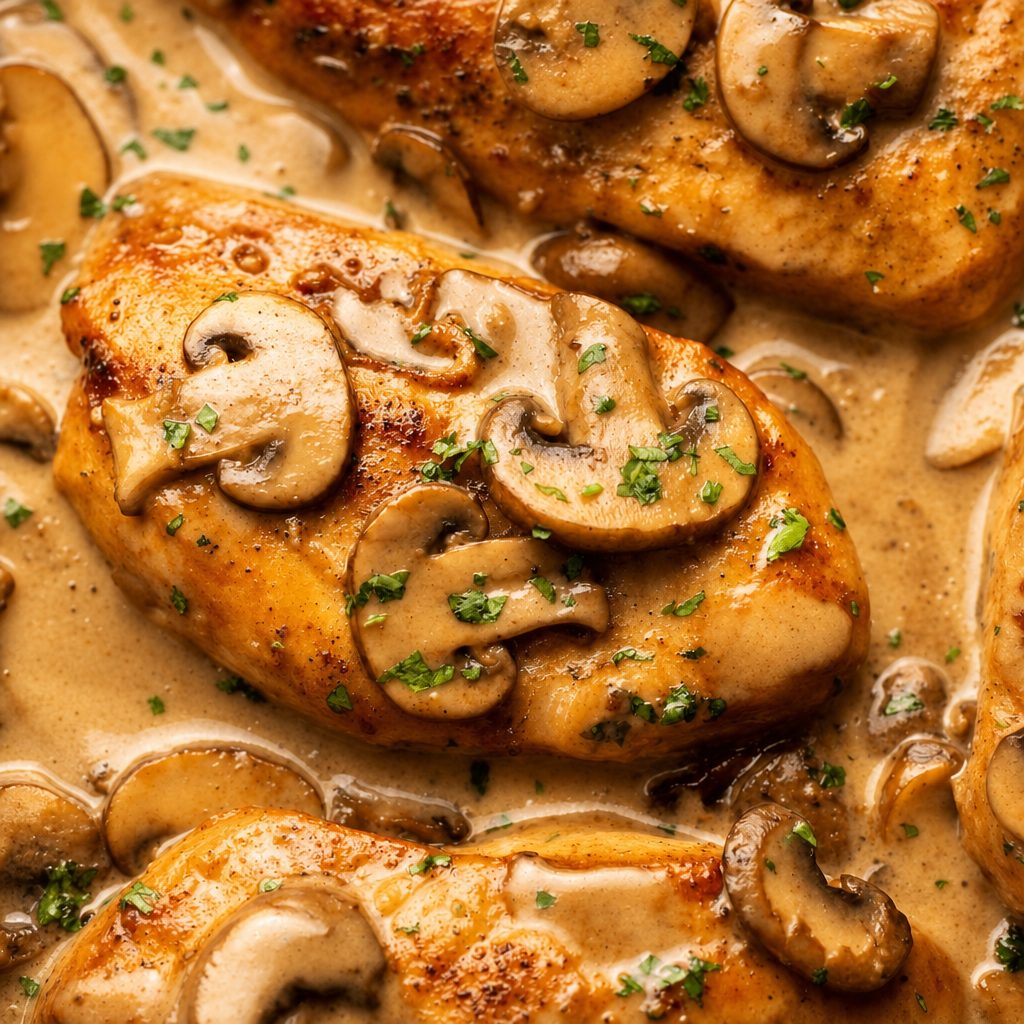 Chicken Marsala.