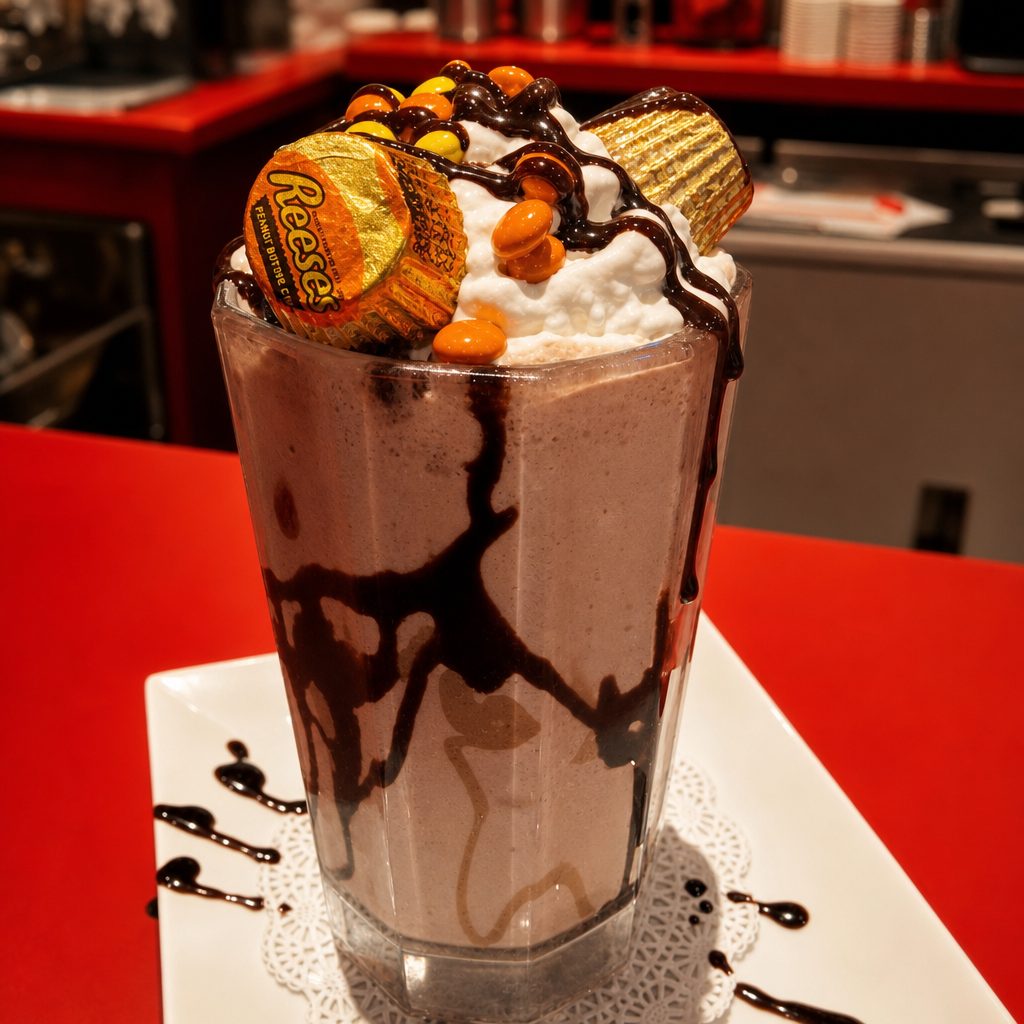 Peanut Butter Cup Milkshake.