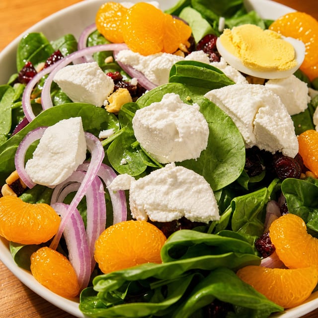Strawberry Spinach Salad.