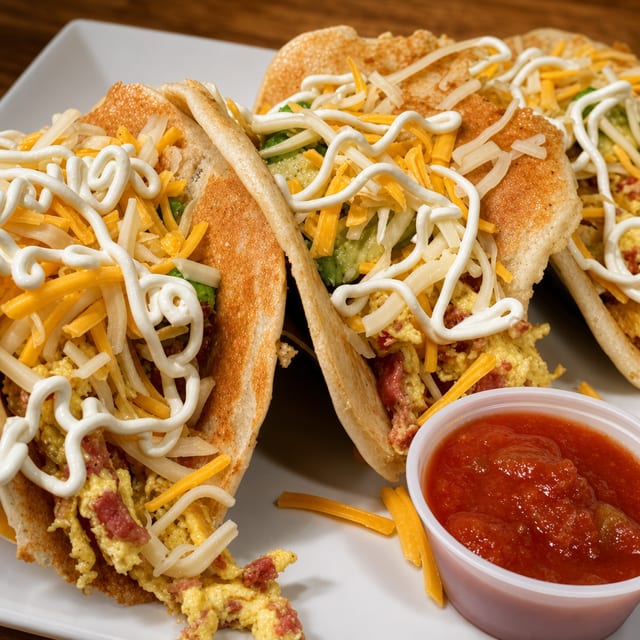 Southwest Pancake Tacos.