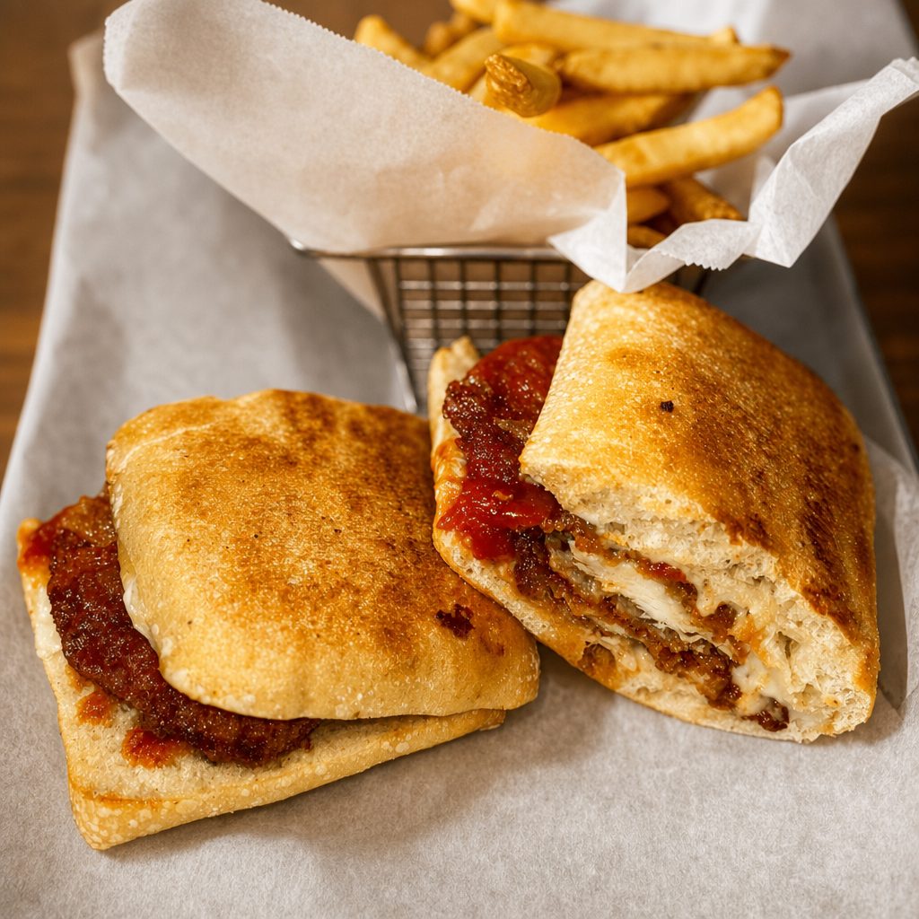 Chicken Parmesan Panini.