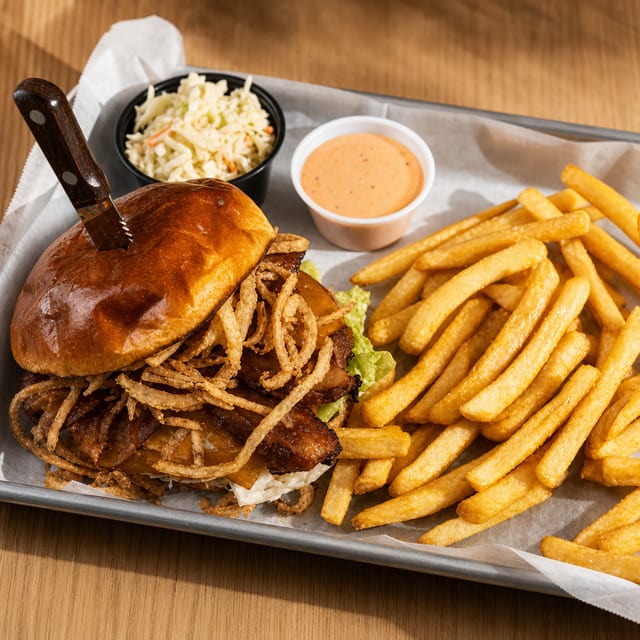 Roadhouse Burger.