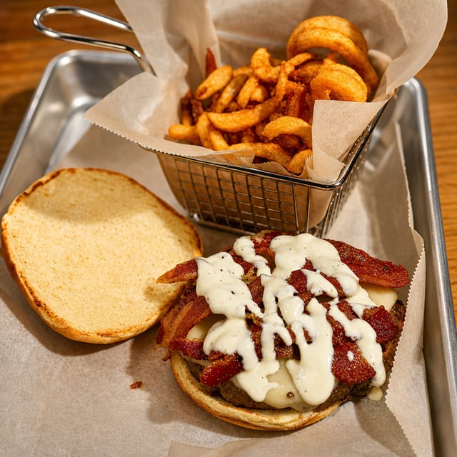 Bacon Ranch Burger.