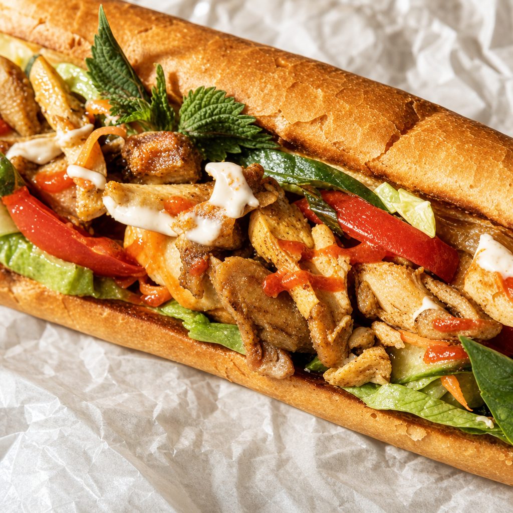 Chicken Fajita Hero.