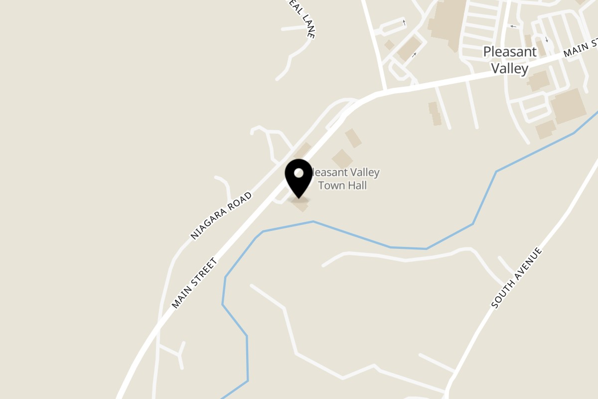 Map showing the location of The Village Diner & Pancake Factory The Village Diner & Pancake Factory on 1540 Main St in Pleasant Valley